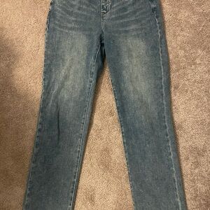 Soft Surroundings Blue Straight Leg Jeans